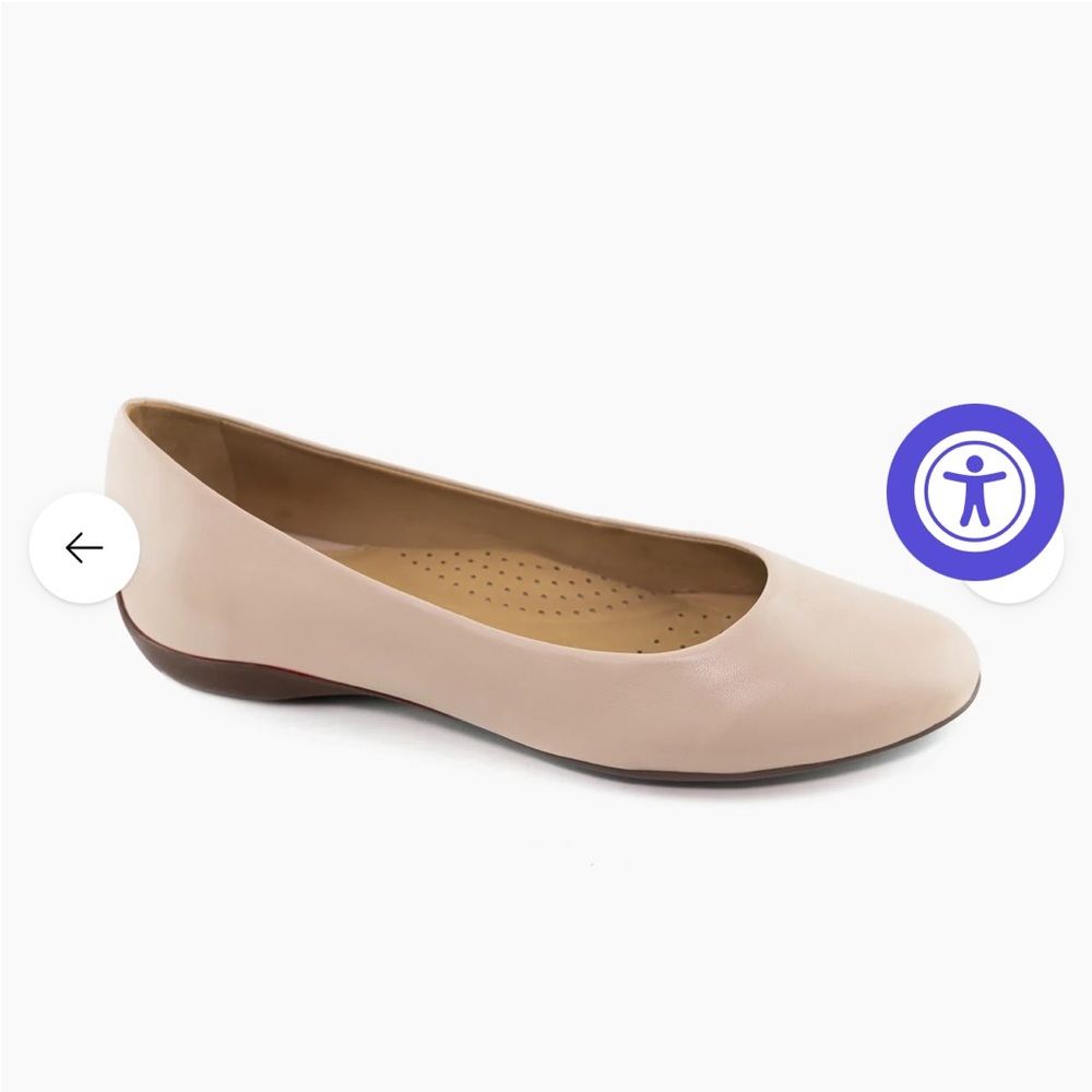 NWOB Marc Joseph Bedford ST Ballet Leather Flats Sole support insert $165 retail